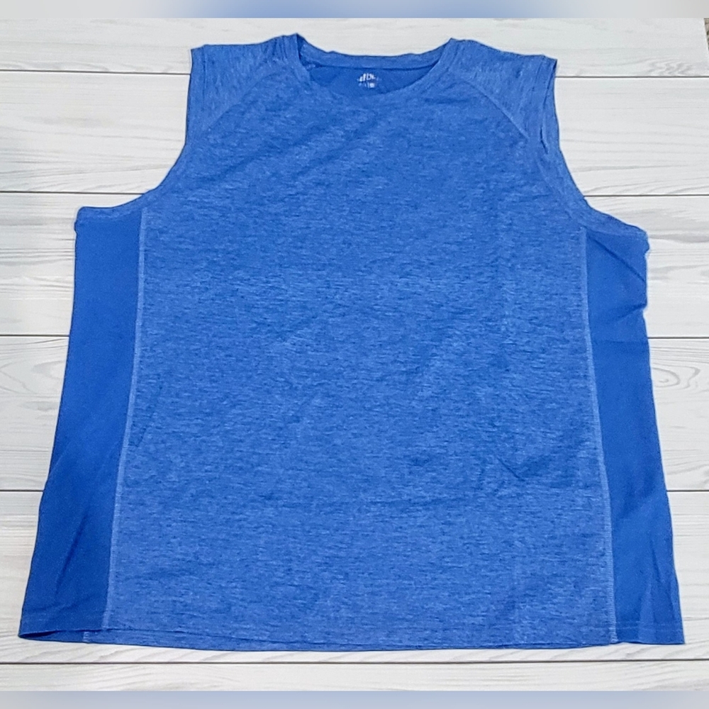 BCG Men's Blue Sleeveless Athletic Top Sz 2XL